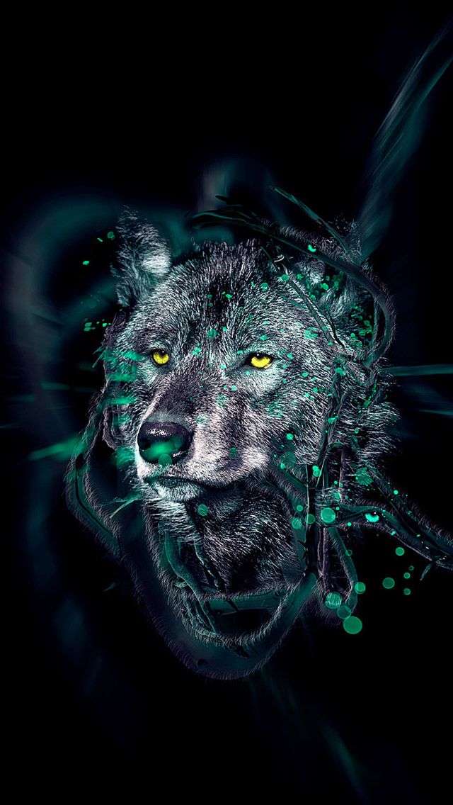 Wolf #iPhone #5s #Wallpaper