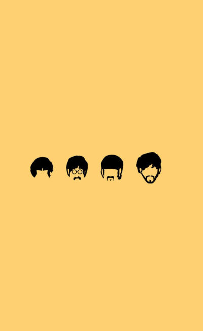 The Beatles - Minimal iPhone wallpapers @mobile9 | #simple