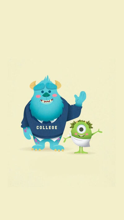 Monsters - iPhone wallpapers @mobile9 | #cartoon #cute