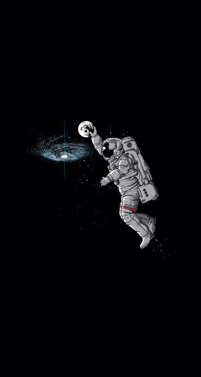 Astronaut dunk - iPhone wallpaper @mobile9