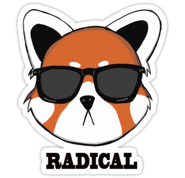 Radical Red Panda by theultimatebun