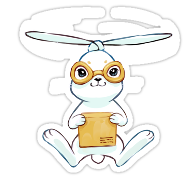 Postal Bunny by freeminds