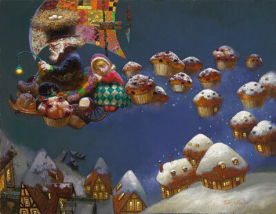 Victor Nizovtsev 油画之可爱的童话世界(10)