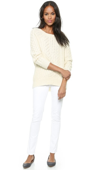 Nili Lotan 18-8 Raglan Nordic Sweater