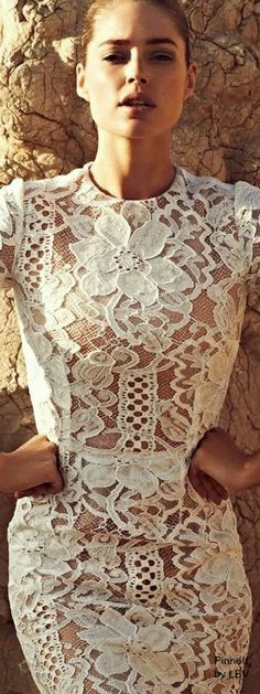 ♔ Dolce y Gabbana lace dress | LBV ♥✤