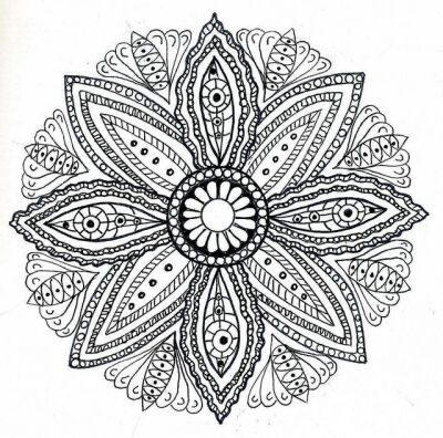 mandala by dots 'n' doodles, via Flickr