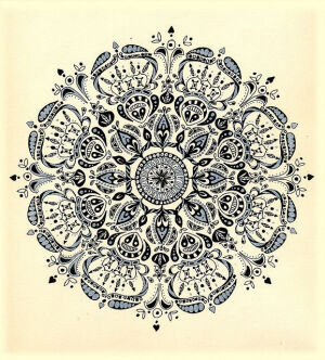 #Mandala #Tattoo #Black #Colourless #Design