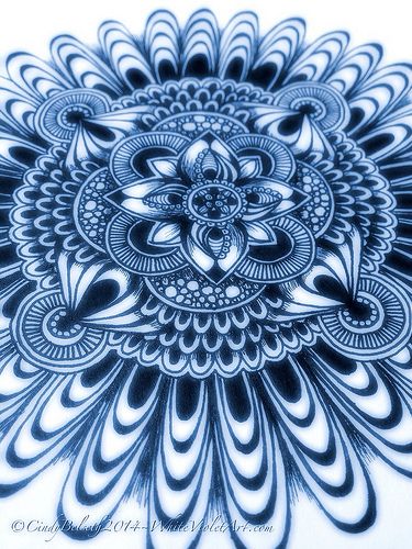 Sketchbook Mandala in Blue | Flickr - Photo Sharing!