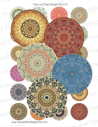 I'm endlessly fascinated by mandalas. Drawing and coloring them after my dad died kept me sane. These are made of old maps. . so cool!