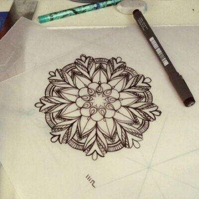 can see this being my mandala tattoo, or something similar