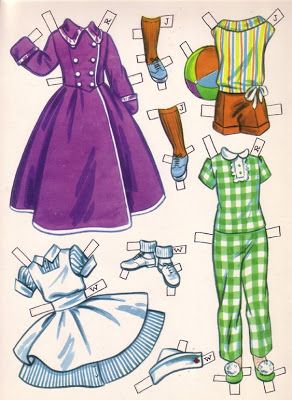 Paper Dolls: turminha Dollies Go to School