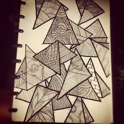 Triangles #doodle #art #sketchbook