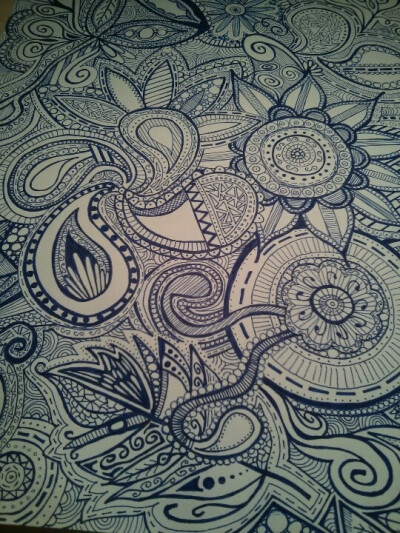 #doodling #drawing #paisley #artsy