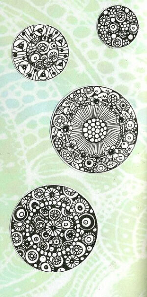 Zentangle circle inspiration