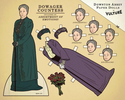 Downton Abbey Paper Dolls