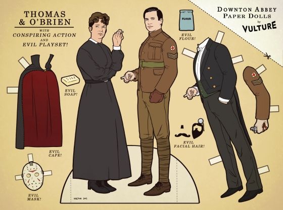 Downton Abbey Paper Dolls