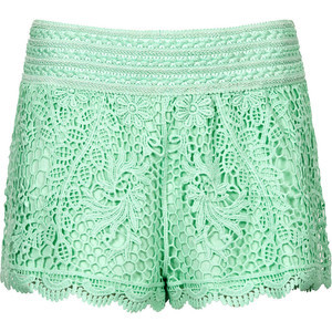 TOPSHOP Crochet Shor...