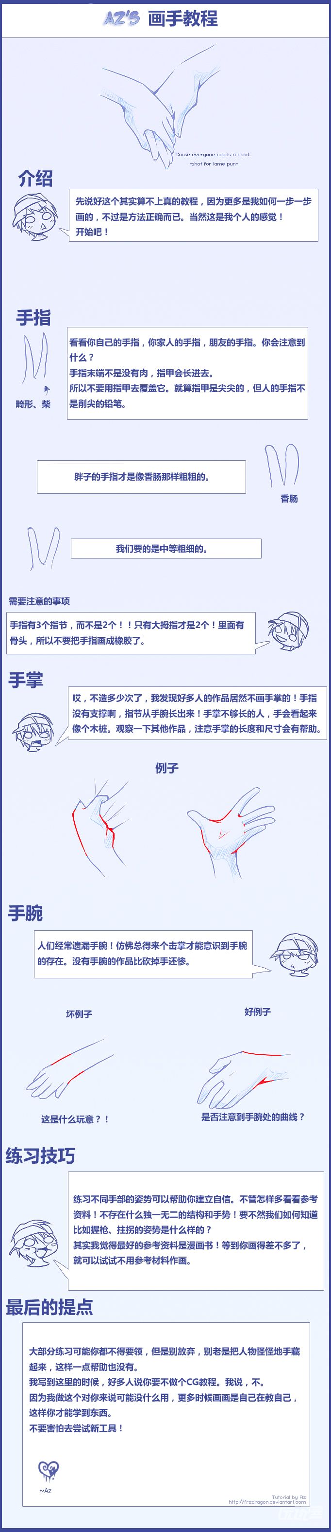 手部绘画要诀