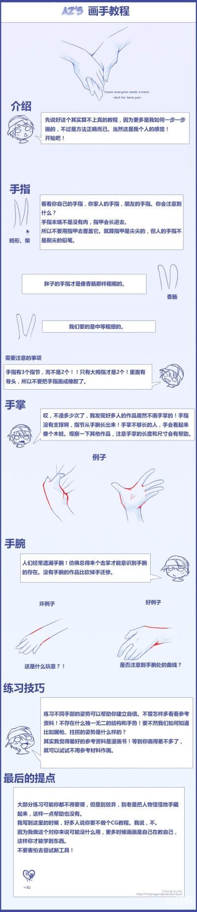 手部绘画要诀