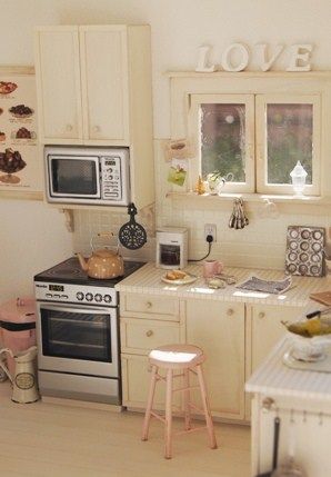 miniature kitchen