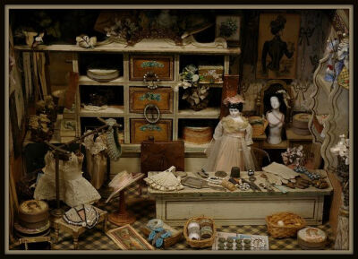 antique dollhouse