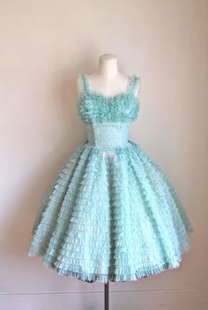 vintage 1950s prom dress MINT by MsTips