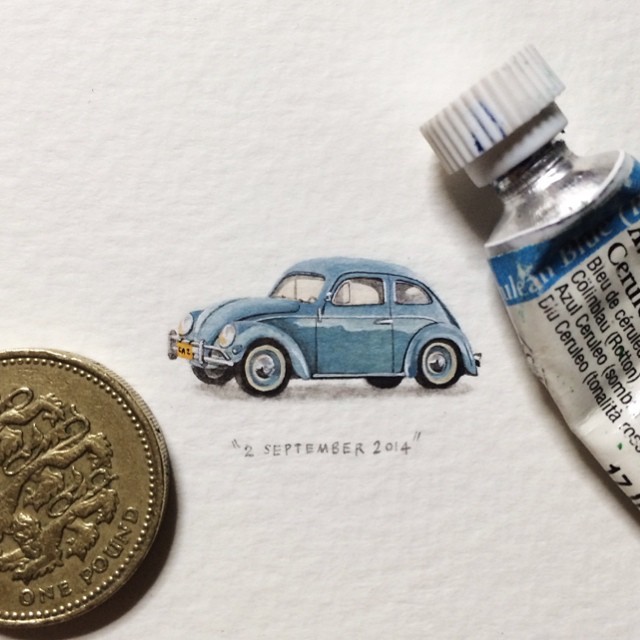 Postcards for Ants-- Lorraine Loots的微型插畫作品