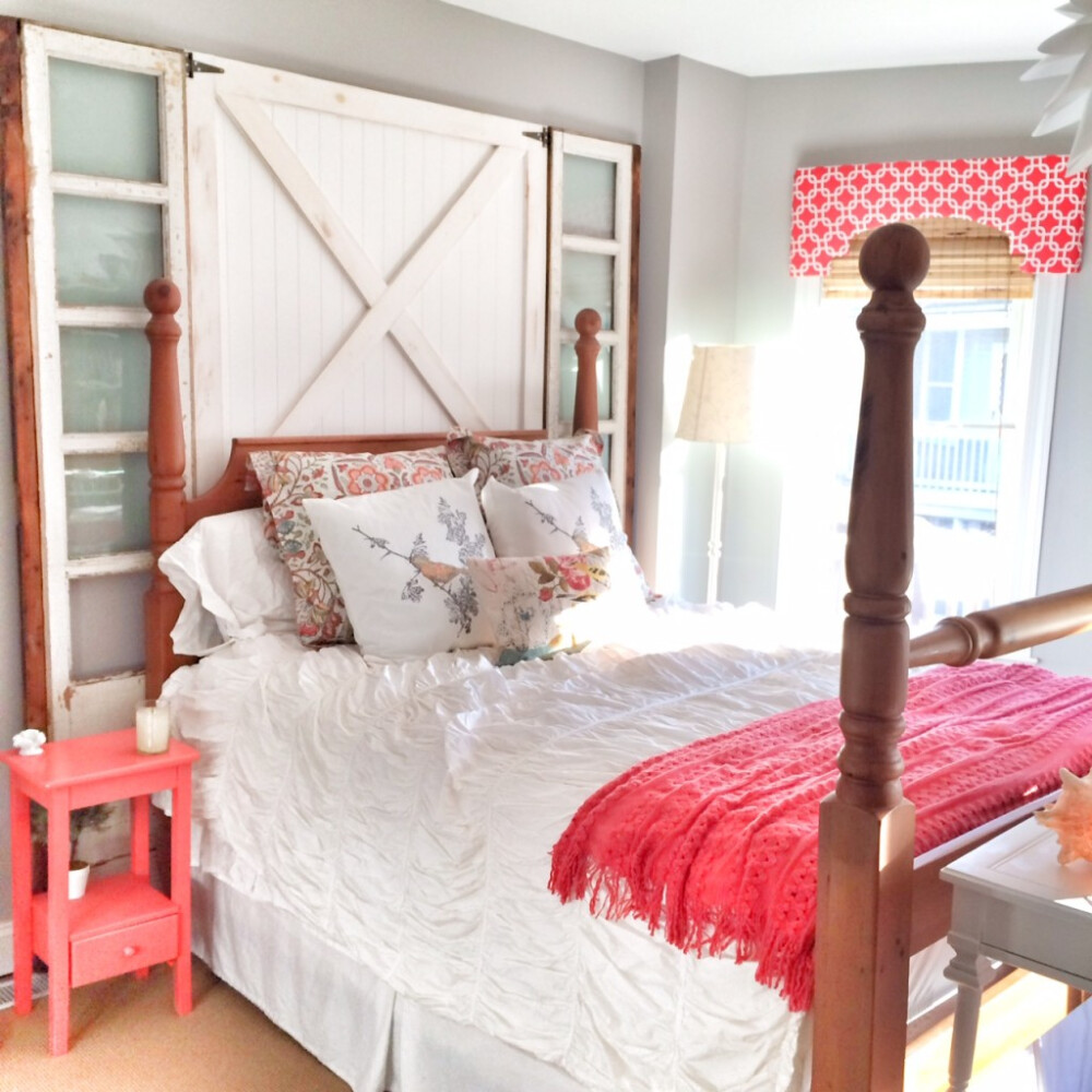 diy barn door headboard