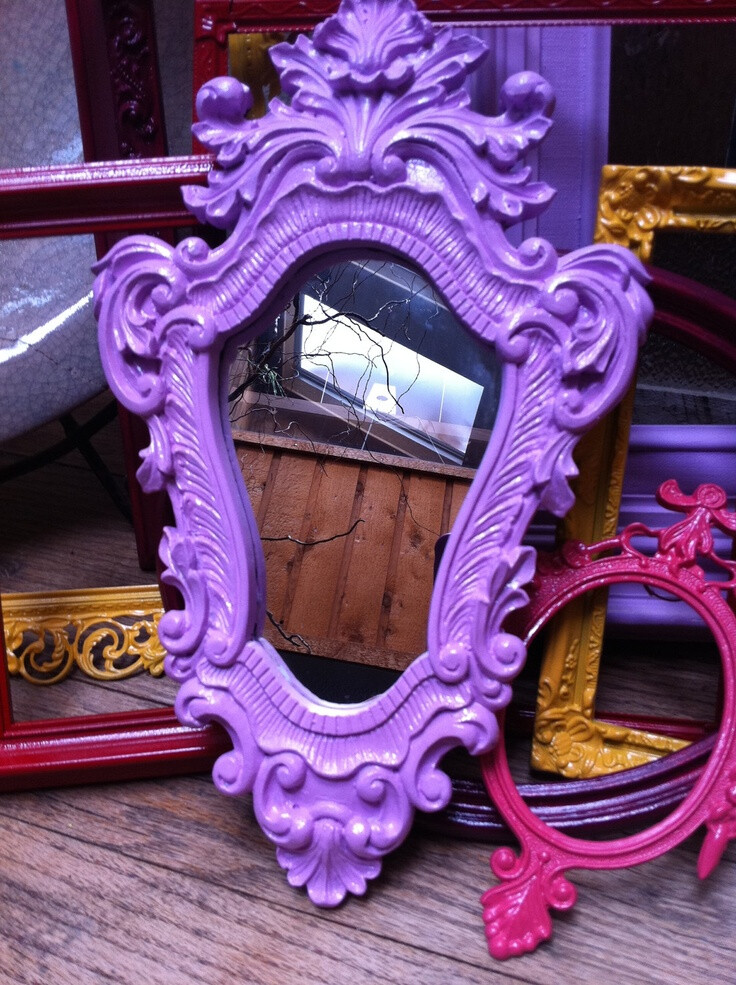 Upcycled Ornate Mirrors...I WANT THESE!!