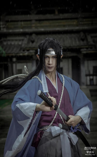 作品名：薄樱鬼 作品链接：http://bcy.net/coser/detail/12684/93204 角色名：土方岁三 cn: 阴川蝴蝶猪 摄影：七味   化妆：阴川蝴蝶猪   后期：七味   协力：saya Danna