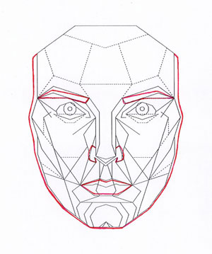 EUROPEAN VARIATION FROM RF MASK Slightly vertically thin upper and lower lips Flat eyebrow (very little arch) Slightly wider nose Lateral border of the face slightly wider than the Mask Possible: …