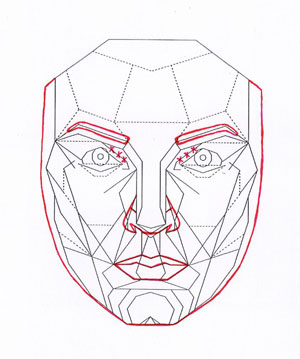 ASIAN VARIATION FROM RF MASK Medial epicanthic fold Lateral epicanthic fold Lateral border of the face significantly wider than the Mask Eye brows slightly superior to that of the Mask with shorte…