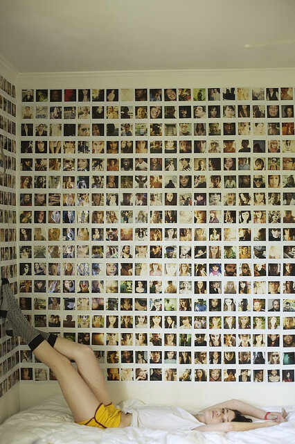 polaroid wall