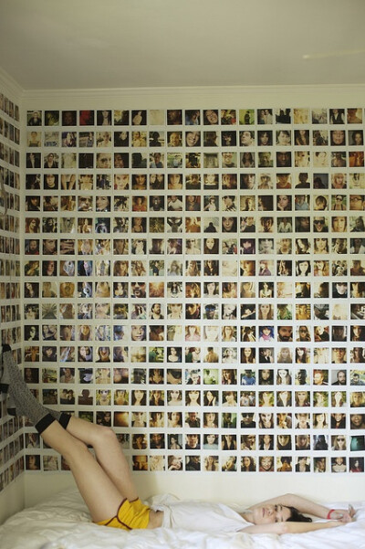 polaroid wall