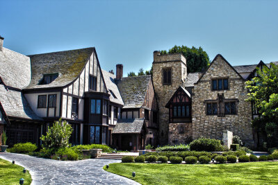 Forest Lawn Buildings HDR by ViperPhotography