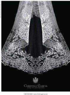 Handmade veils from spain.