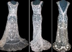 Antique lace gowns...so gorgeous