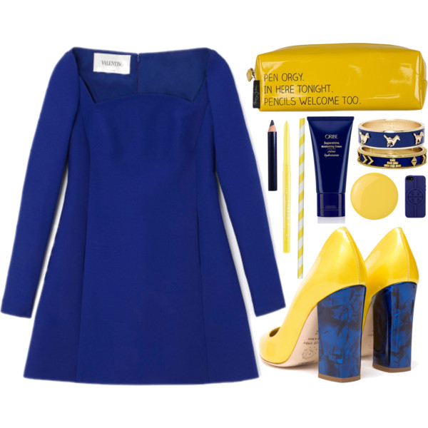 A fashion look from April 2014 featuring Pollini pumps, House of Harlow 1960 bracelets and Tory Burch tech accessories. Browse and shop related looks.