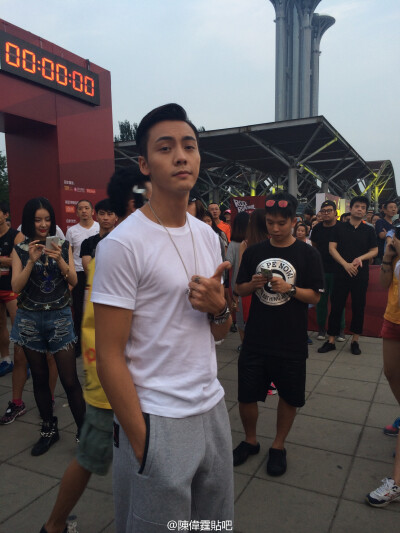 #陈伟霆# 140808 第二届10k摇滚乐疯跑