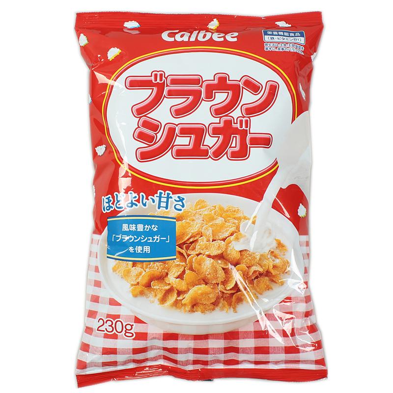 日本儿童 进口燕麦片 Calbee卡乐B 红糖早餐燕麦玉米片230g0132