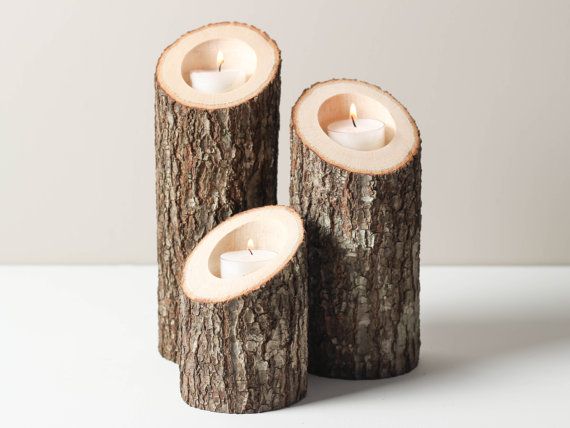 Tree Branch Candle Holders