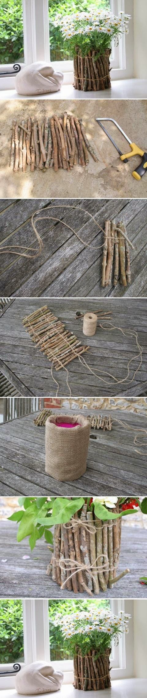 DIY : Tree Branches Flower Pot | DIY &amp;amp; Crafts Tutorials