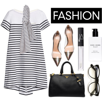 A fashion look from August 2014 featuring Sacai dresses, Gianvito Rossi pumps and Prada handbags. Browse and shop related looks.