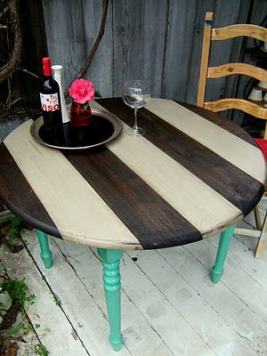 patio table idea...LOVE this!