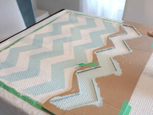 DIY chevron rugs
