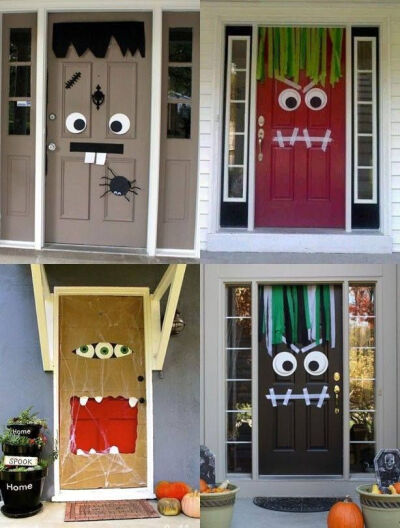 Looking For A Way To Spook Your Guests Before They Even Step Foot In The House? A Sure Way To Freak Out Your Friends On The Doorstep…