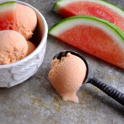 Watermelon Coconut Ice Cream