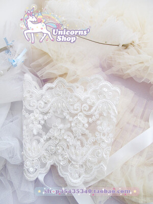 【仙妹☆】日本 AMO YURA 梦中の婚礼 白色蕾丝腿环