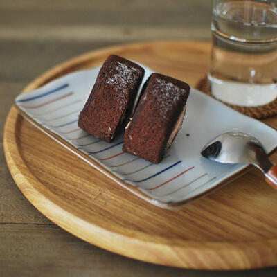 美食与爱。出口北欧 天然木纹 橡胶木 披萨盘蛋糕盘茶盘托盘