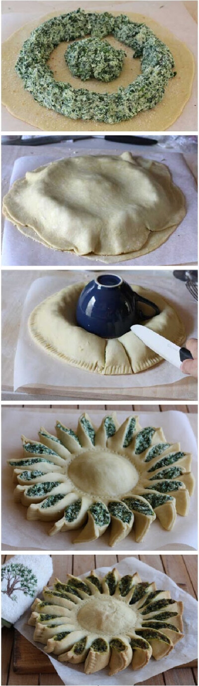 A Beautiful and Sunny Spinach Pie